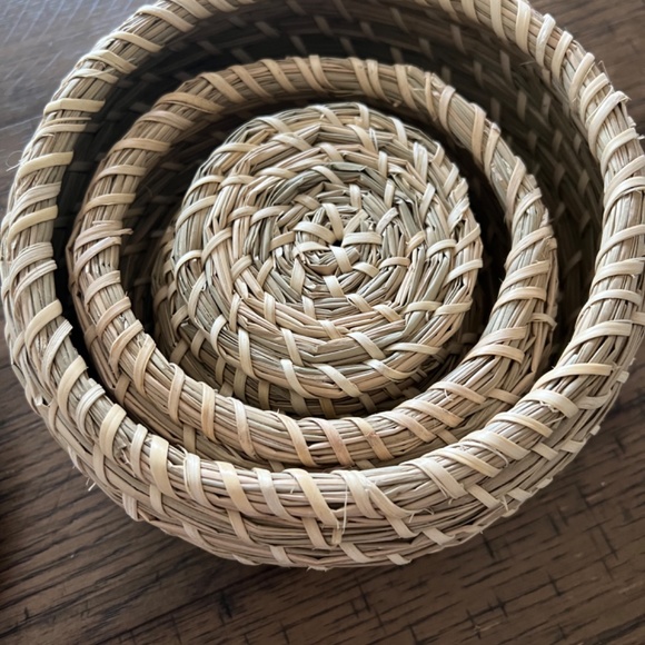 New Round Nesting Baskets-Set 3 - Picture 7 of 7
